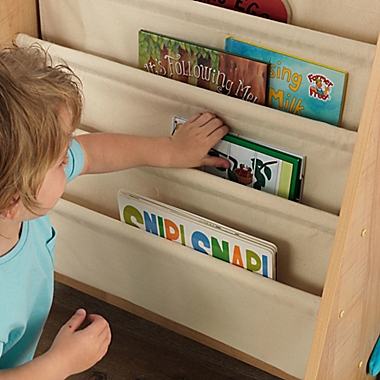 KidKraft&reg; Natural Sling Bookcase. View a larger version of this product image.