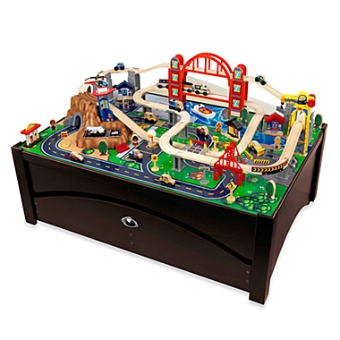 KidKraft&reg; Metropolis Train Table and Set. View a larger version of this product image.
