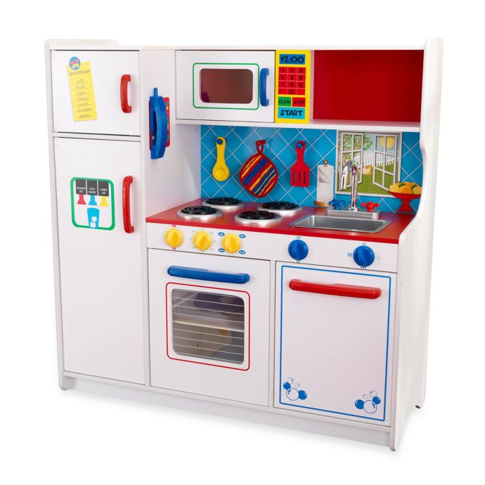 Kidkraft Deluxe Let S Cook Kitchen Buybuy Baby