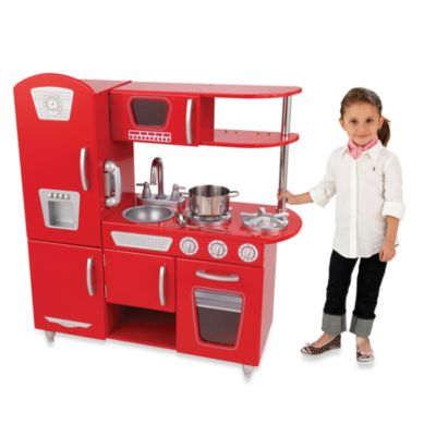 little tikes red and white kitchen