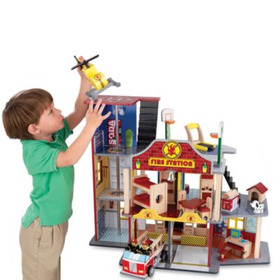 kidkraft fire station playset