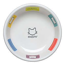 Fiesta® Meow Cat Small Bowl in White