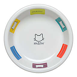 Fiesta® Meow Cat Medium Bowl in White
