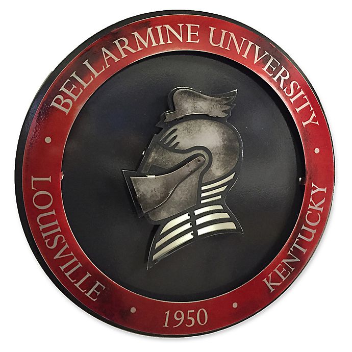 Bellarmine University Round Logo Hex Head Art Work Bed