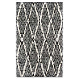 Erin Gates River Hand Woven 2' x 3' Accent Rug in Black