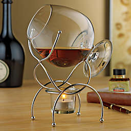 Wine Enthusiast Brandy Warmer 4-Piece Gift Set