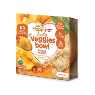Happy Baby Happy Tot "Love My Veggies" Organic Squash Ravioli Bowl. View a larger version of this product image.