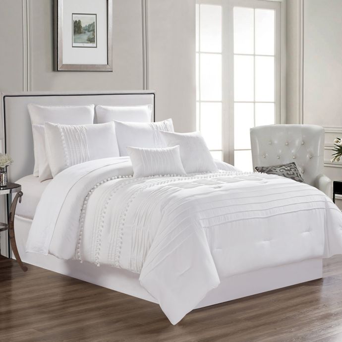 White Comforter Set Queen Bed Bath And Beyond Hanaposy