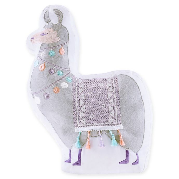 llama throw pillow