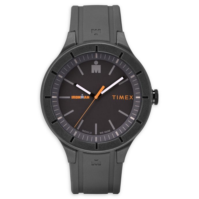 ironman essential 43mm resin strap watch