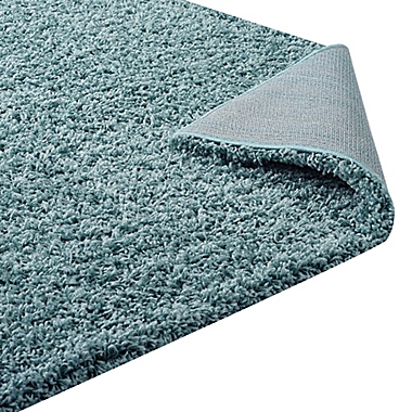 Modway Enyssa 5&#39; x 8&#39; Shag Area Rug in Aqua/Ivory. View a larger version of this product image.