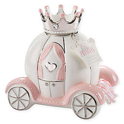 Baby Aspen Little Princess Ceramic Carriage Bank