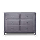 Alternate image 0 for Sorelle Berkley 6-Drawer Double Dresser in Grey