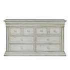 Alternate image 1 for Baby Cache Vienna 6-Drawer Double Dresser in Antique White