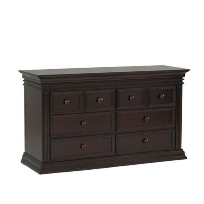 Baby Cache Vienna 6 Drawer Double Dresser In Espresso Buybuy Baby