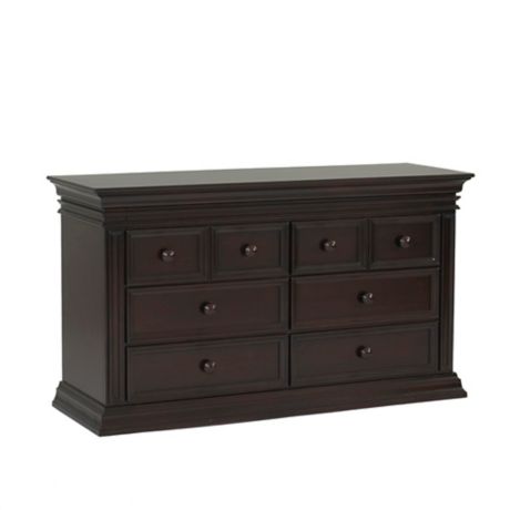 Baby Cache Vienna 6 Drawer Double Dresser In Espresso Bed Bath