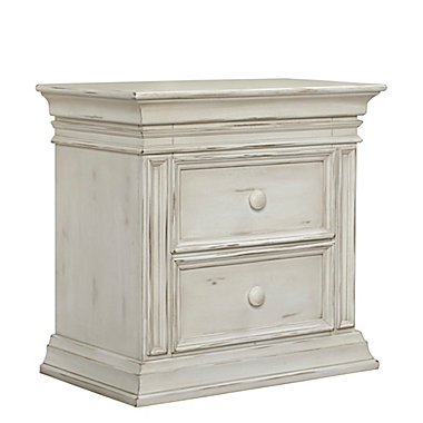 Baby Cache Vienna Nighstand in Antique White. View a larger version of this product image.
