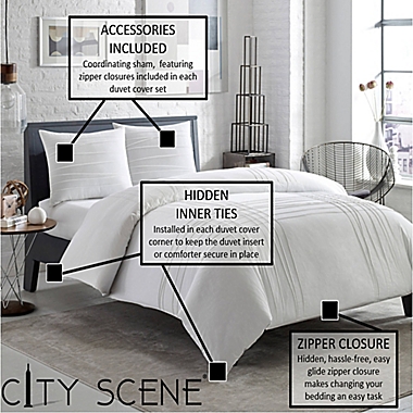 City Scene Zander Duvet Cover Set. View a larger version of this product image.