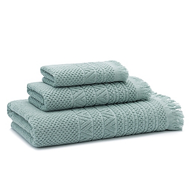 UGG&reg; Napa Jacquard Bath Towel in Agave. View a larger version of this product image.