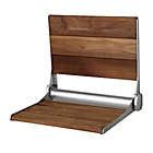 Alternate image 1 for ANZZI Wall Mounted Shower Seat in Teak