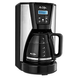 Mr. Coffee® 12-Cup Programmable Coffee Maker in Chrome/Black