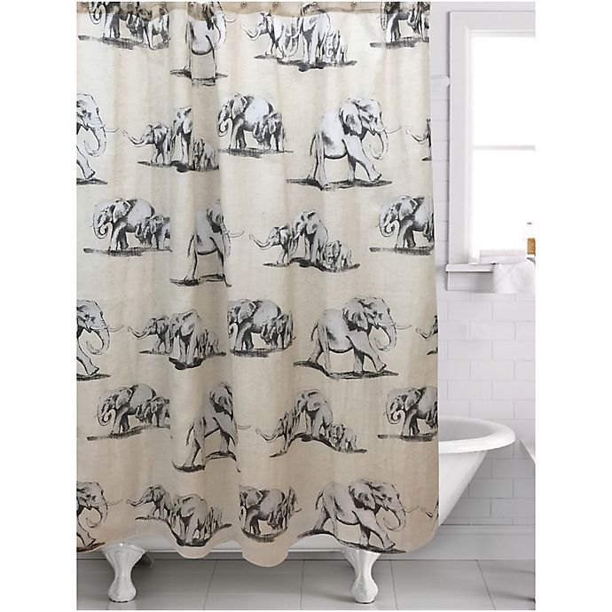 elephant shower curtain wish