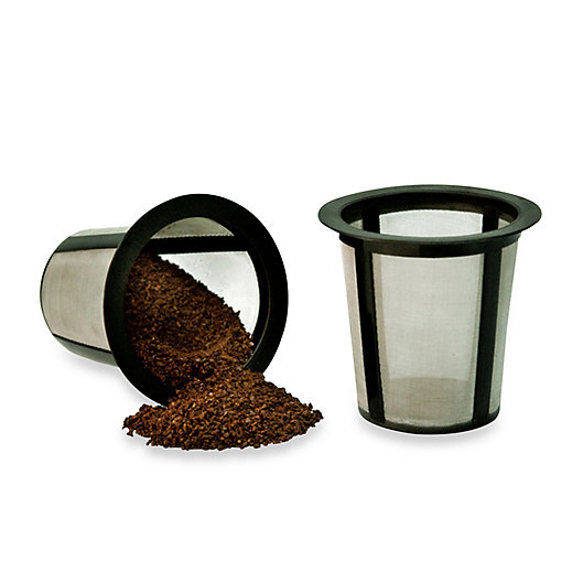 Alternate image 1 for Medelco Reusable Single Serve Coffee Filters (Set of 2)