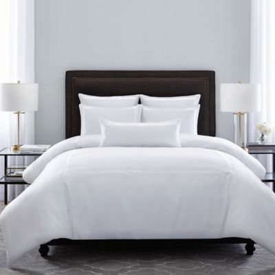Wamsutta&reg; Hotel Triple Baratta Stitch Full/Queen Comforter Set in White