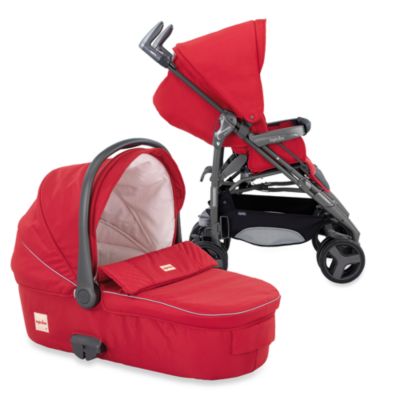 red baby bassinet