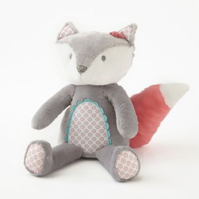 gray fox stuffed animal