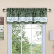 Outstanding lime green window valance Green Valances Bed Bath Beyond