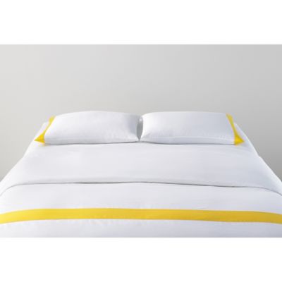 calvin klein white duvet cover