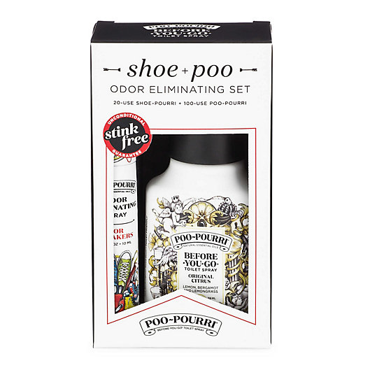 Alternate image 1 for Poo-Pourri® Before-You-Go® Shoe & Poo Odor Eliminating Set in Original Citrus