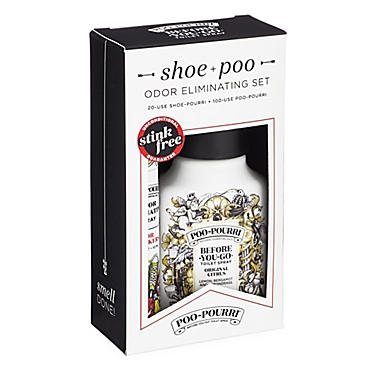 Poo-Pourri&reg; Before-You-Go&reg; Shoe &amp; Poo Odor Eliminating Set in Original Citrus. View a larger version of this product image.