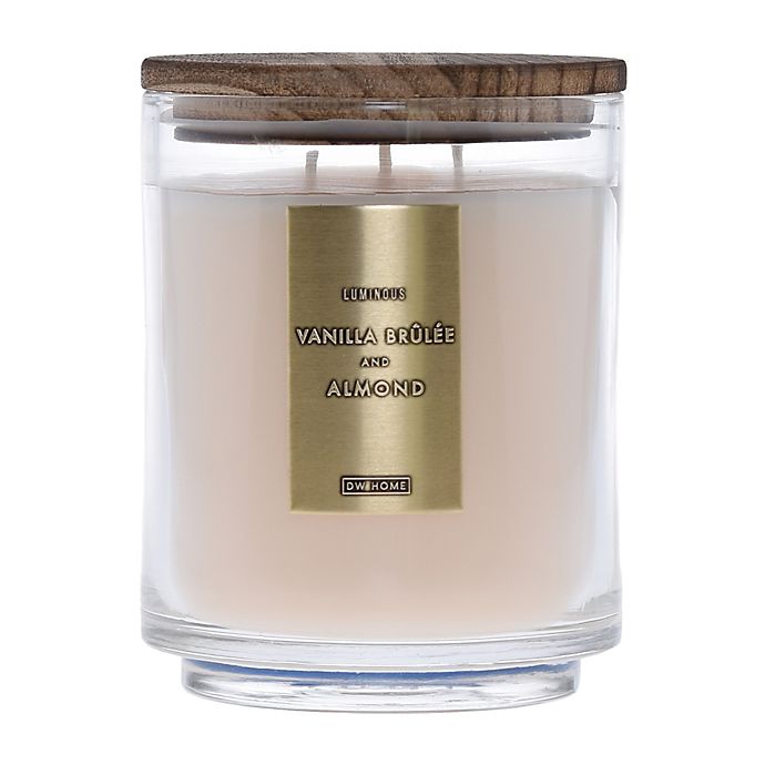DW Home Vanilla Brulee and Almond WoodAccent 29 oz. 3Wick Jar Candle