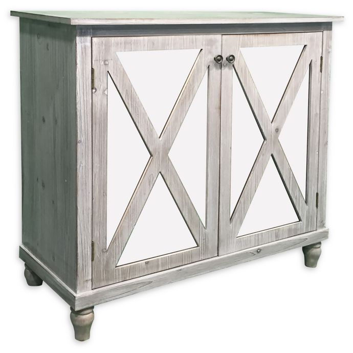 Coastal Collection 2Door Chest in Grey Bed Bath & Beyond