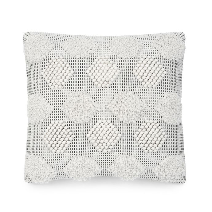 UGG® Huntington Square Throw Pillow in Charcoal Bed Bath and Beyond