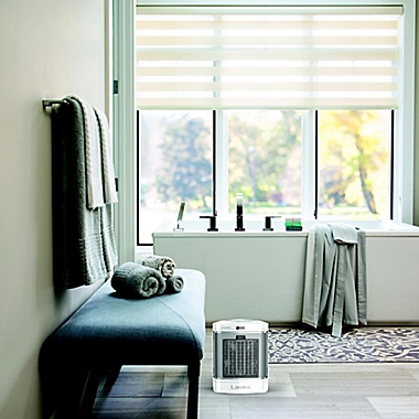 Lasko&reg; Ceramic Bathroom Heater with Fan in White. View a larger version of this product image.
