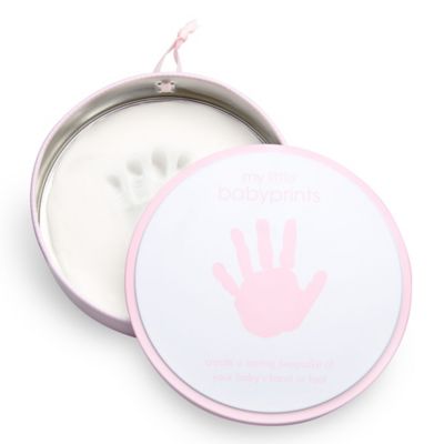 Pearhead&reg; &quot;My Little Babyprints&quot; Handprint or Footprint Keepsake Kit in Pink/White