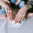 Alternate image 1 for Pearhead&reg; "My Little Babyprints" Handprint or Footprint Keepsake Kit in Pink/White