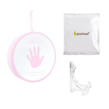 Pearhead&reg; "My Little Babyprints" Handprint or Footprint Keepsake Kit in Pink/White. View a larger version of this product image.