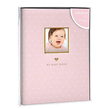 Little Blossoms by Pearhead&reg; Sweet Welcome Baby Memory Book in Pink. View a larger version of this product image.