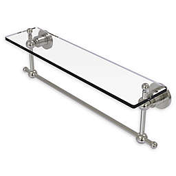 Allied Brass Astor Place Glass Vanity Shelf with Integrated Towel Bar