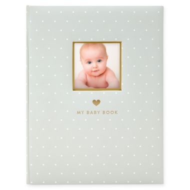 Little Blossoms by Pearhead® Sweet Welcome Baby Memory Book in Grey ...