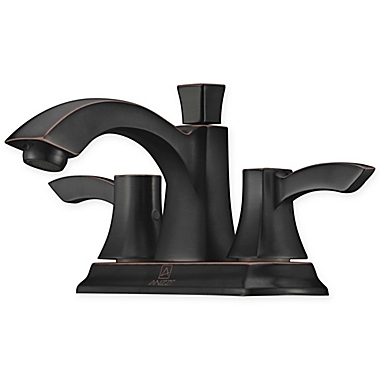 ANZZI&trade; Vista 2-Handle 4-Inch Centerset Bathroom Sink Faucet in Oil Rubbed Bronze. View a larger version of this product image.