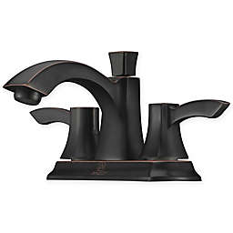 ANZZI&trade; Vista 2-Handle 4-Inch Centerset Bathroom Sink Faucet in Oil Rubbed Bronze
