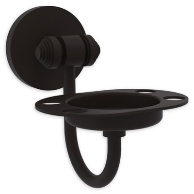 Oil rubbed Bronze Wall Mount Bathroom Tooth brush Holder Ceramic Cup  fba472 