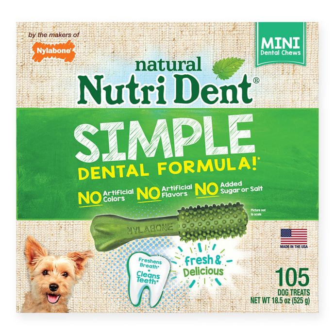 Nylabone® NutriDent® 105Count Edible Mini Dental Chews Bed Bath & Beyond
