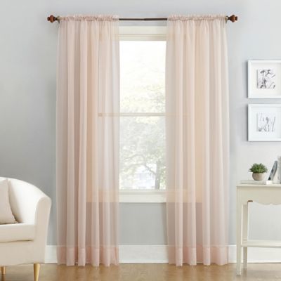 voile window curtains