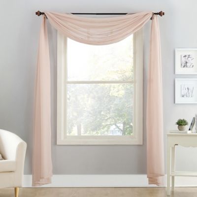 curtain sheer scarf